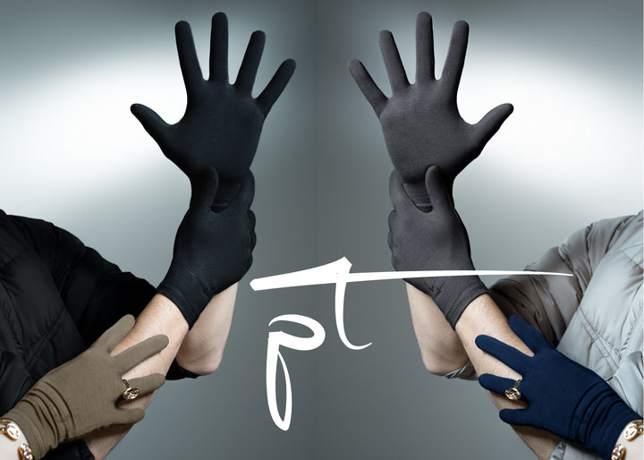 Bamboo gloves cotton gloves lightweight gloves liner gloves ultra thin gloves black gloves